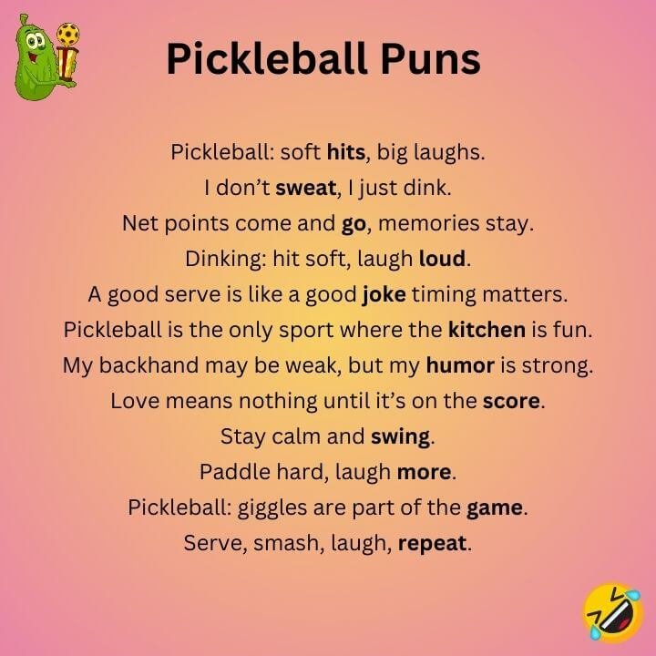 Pickleball Quotes Funny