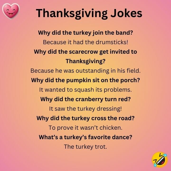 Thanksgiving Day Jokes