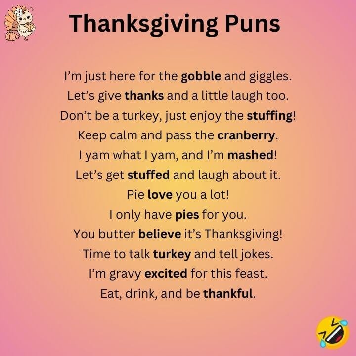Thanksgiving Puns