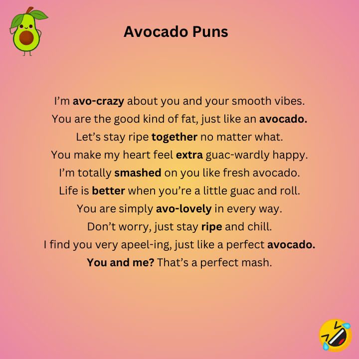 Avocado Puns