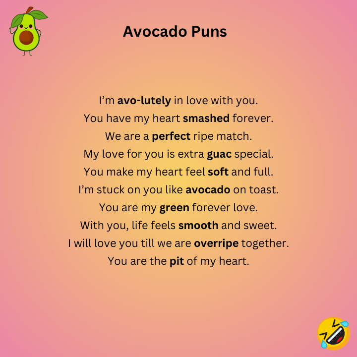 Avocado Puns