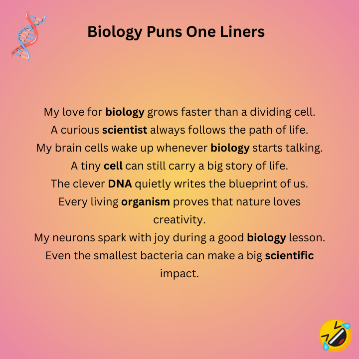 Biology Puns One Liners