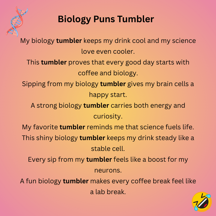 Biology Puns Tumbler