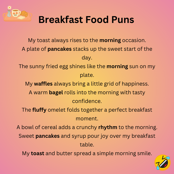 Breakfast Food Puns
