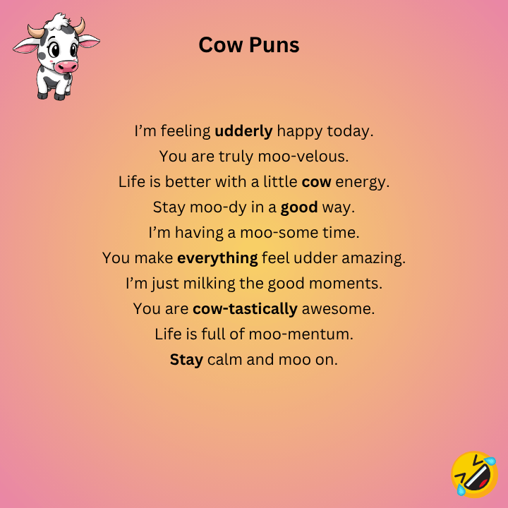 Cow Puns