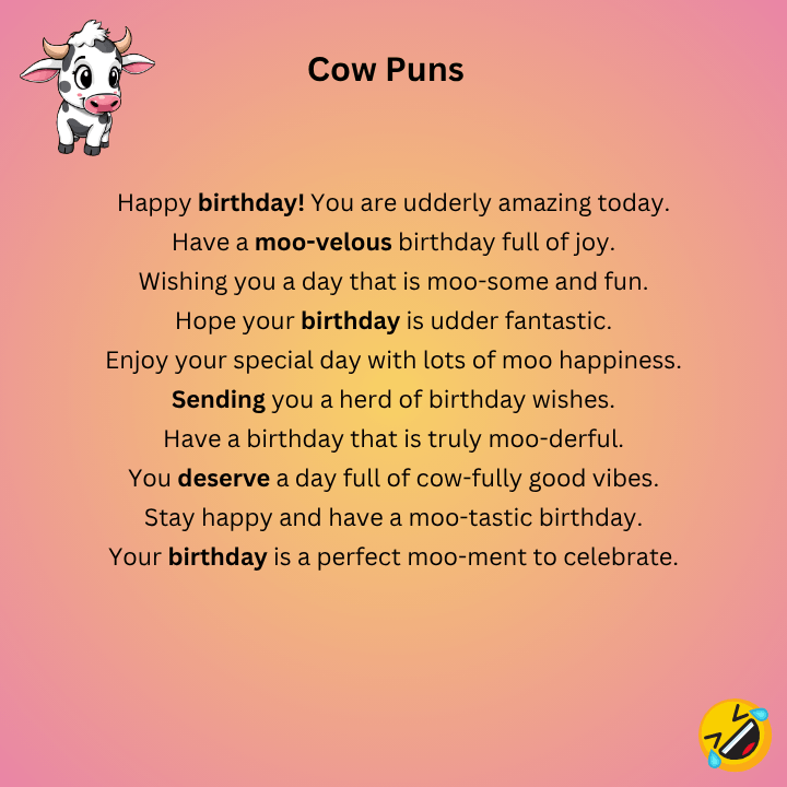 Cow Puns