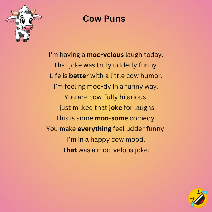 Cow Puns