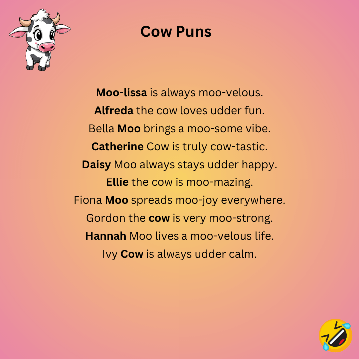Cow Puns