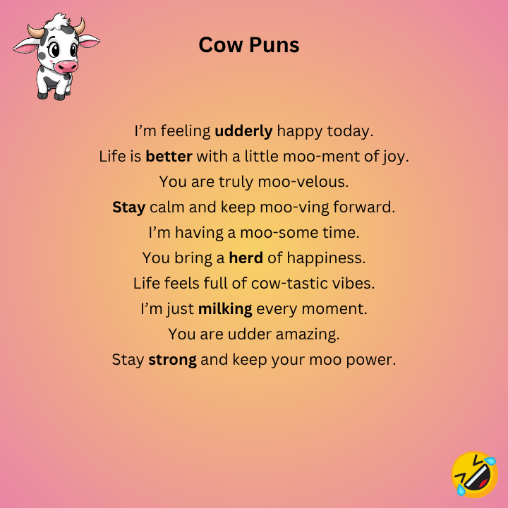 Cow Puns