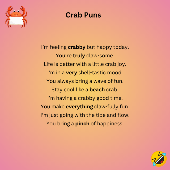 Crab Puns