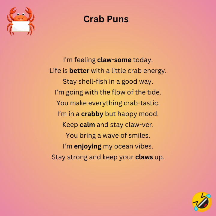 Crab Puns