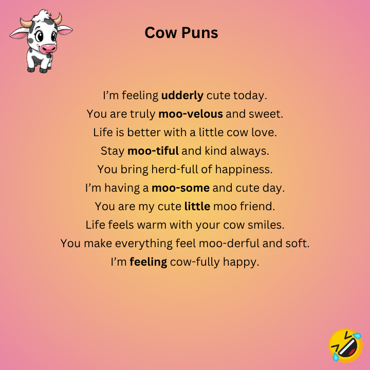 Cow Puns