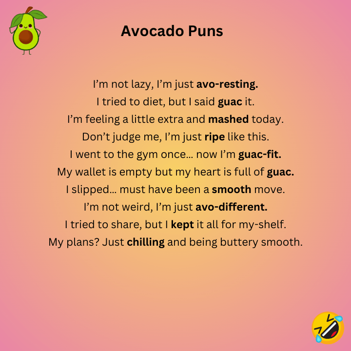 Avocado Puns