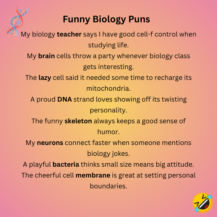 Funny Biology Puns