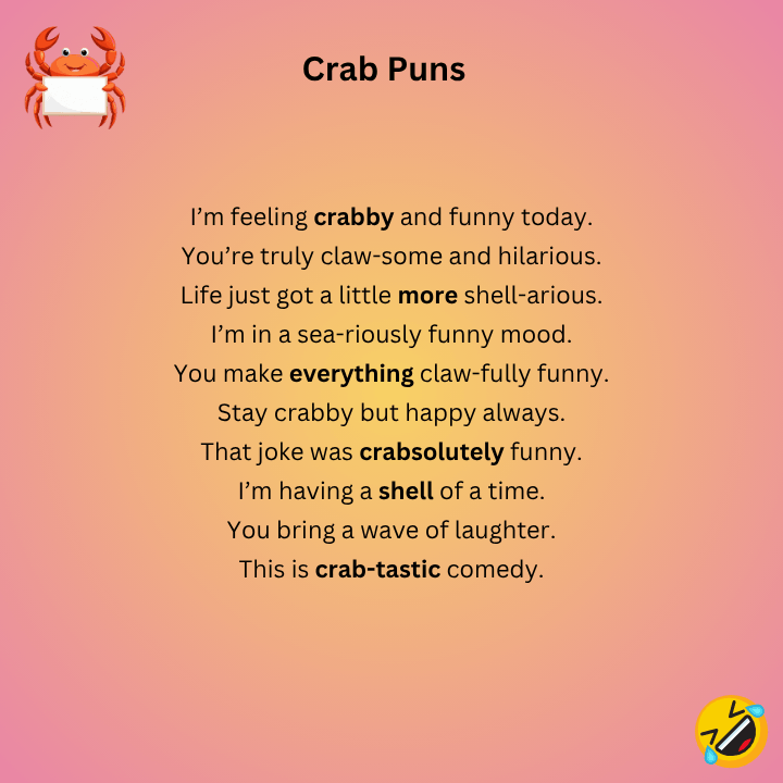 Crab Puns