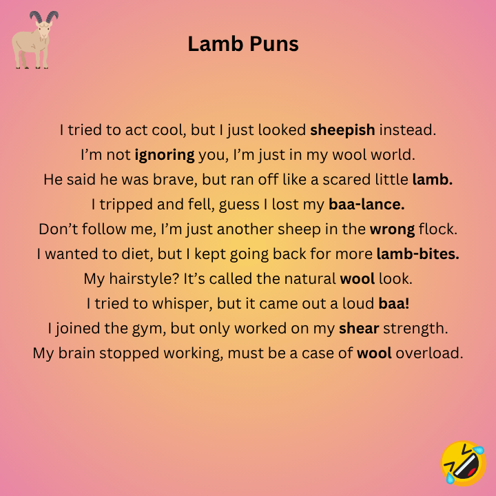 Lamb Puns