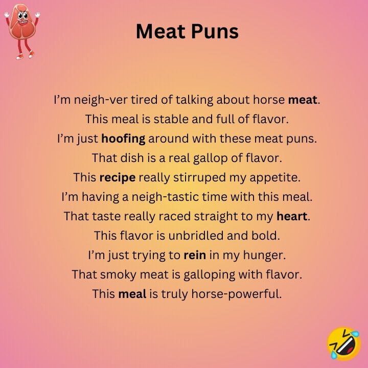 Horse Meat Puns