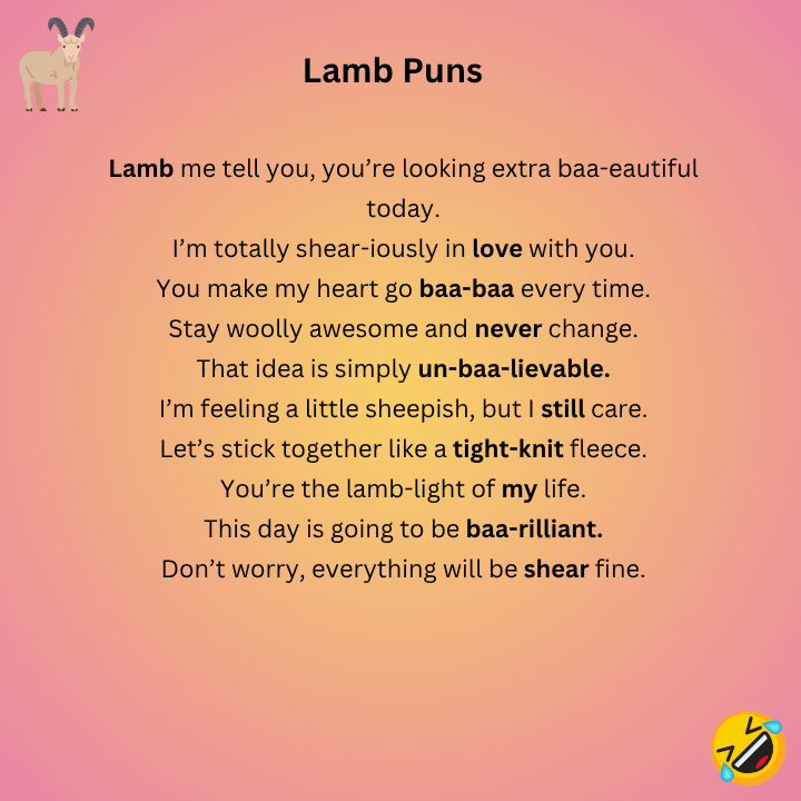 Lamb Puns