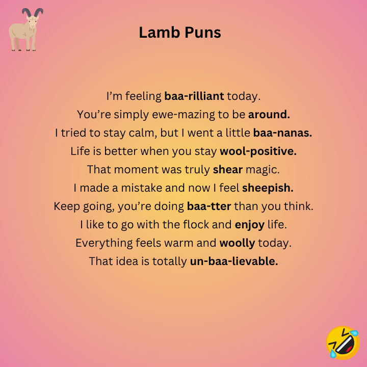 Lamb Puns