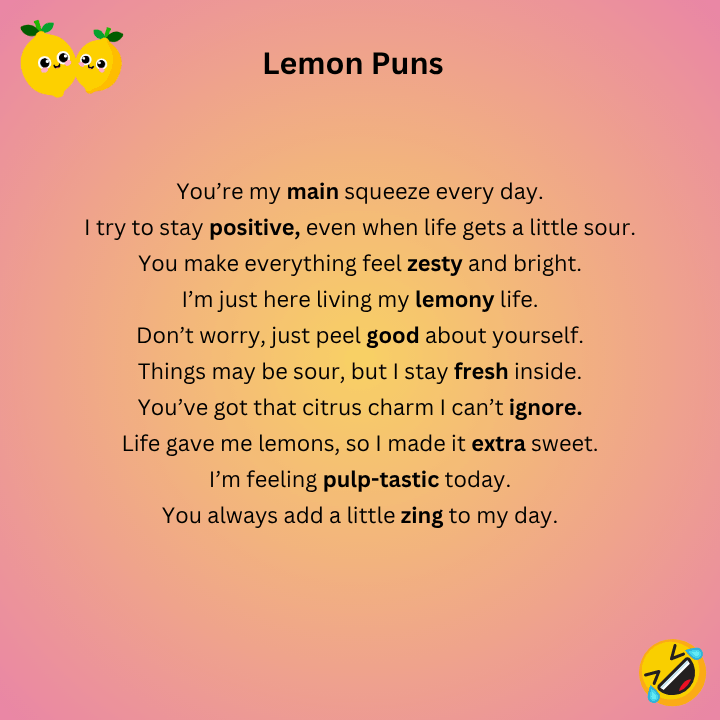 Lemon Puns
