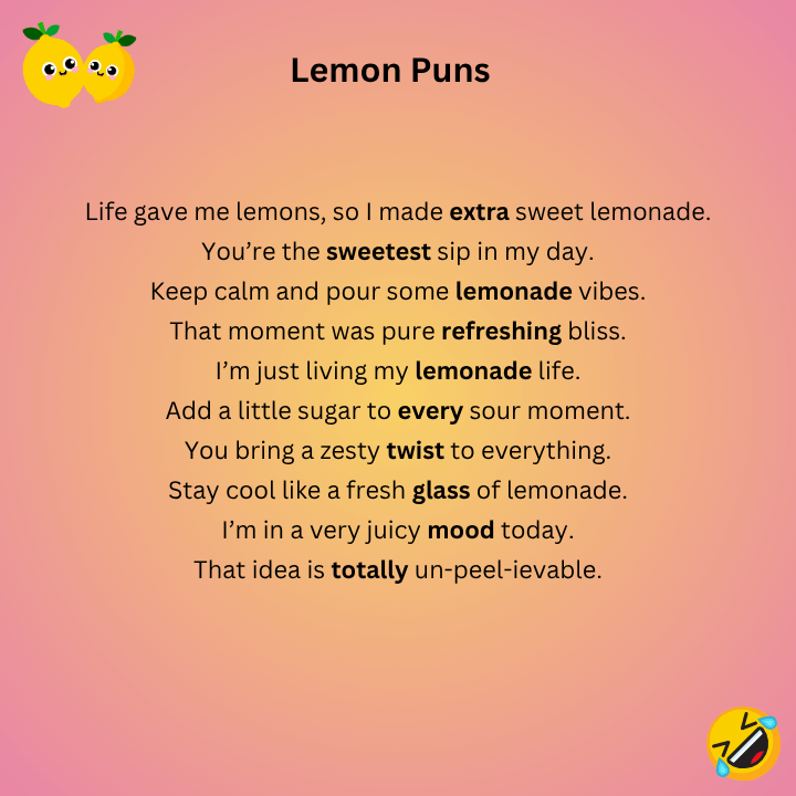 Lemon Puns