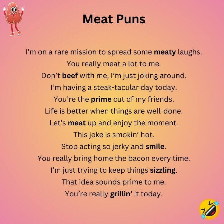 Meat Puns One Liners