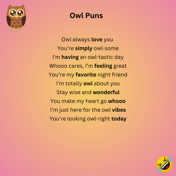 Owl Puns