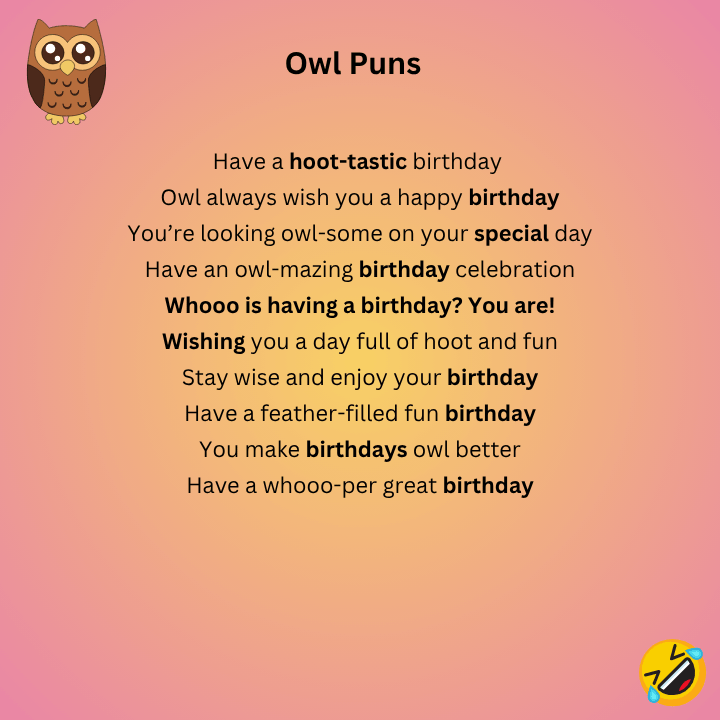 Owl Puns