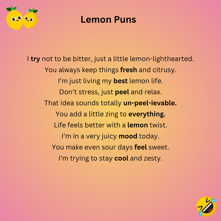 Lemon Puns