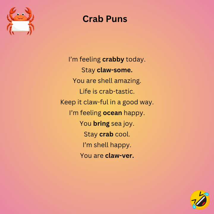 Crab Puns