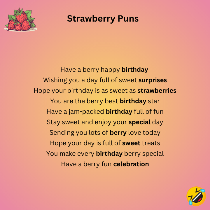 Strawberry Puns