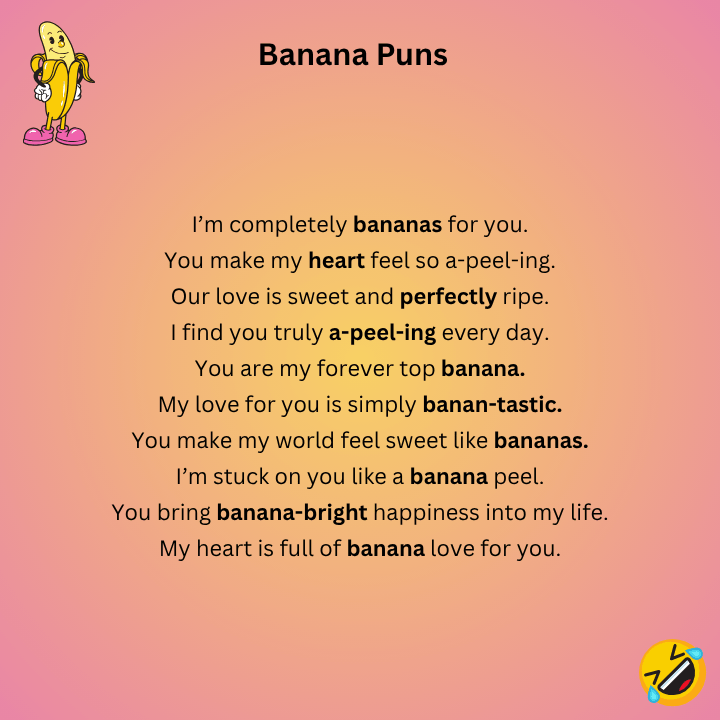 Banana Puns Love