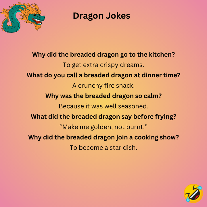 Breaded Dragon Jokes