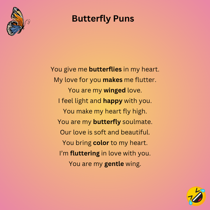 Butterfly Love Puns