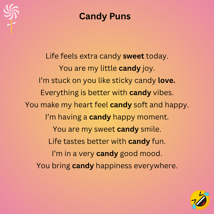 Candy Puns