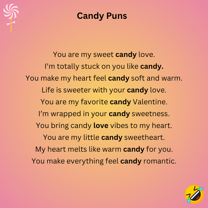 Candy Puns For Valentine's Day