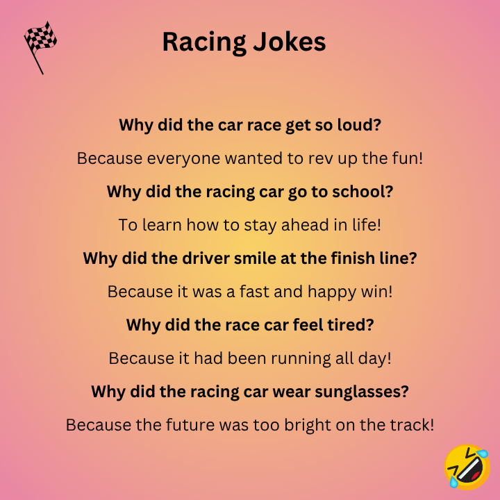 Car Racing Jokes