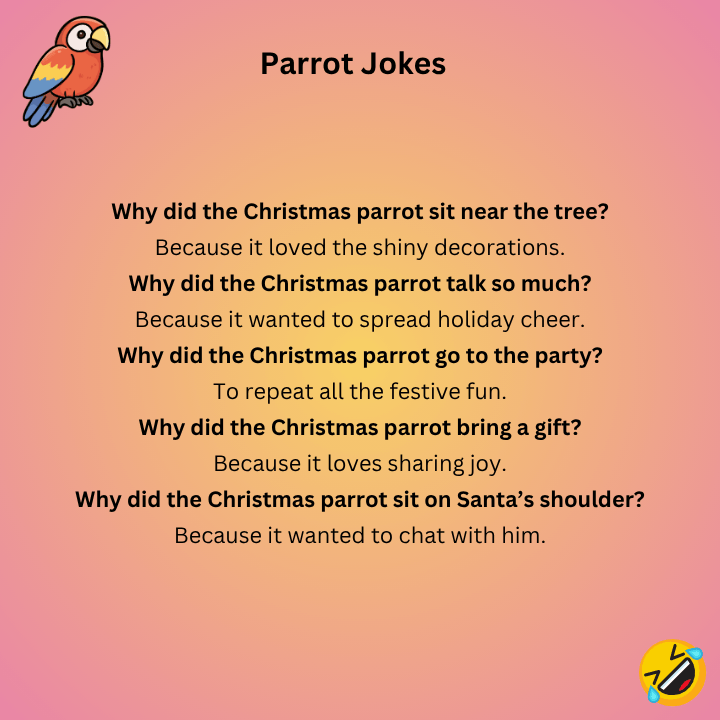 Christmas Parrot Jokes
