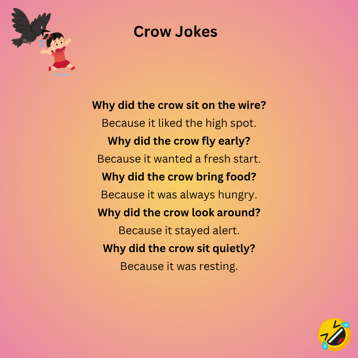 Crow Jokes One Liners