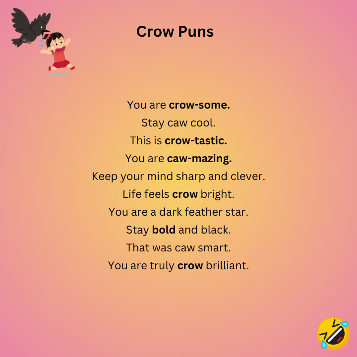 Crow Puns One Liners