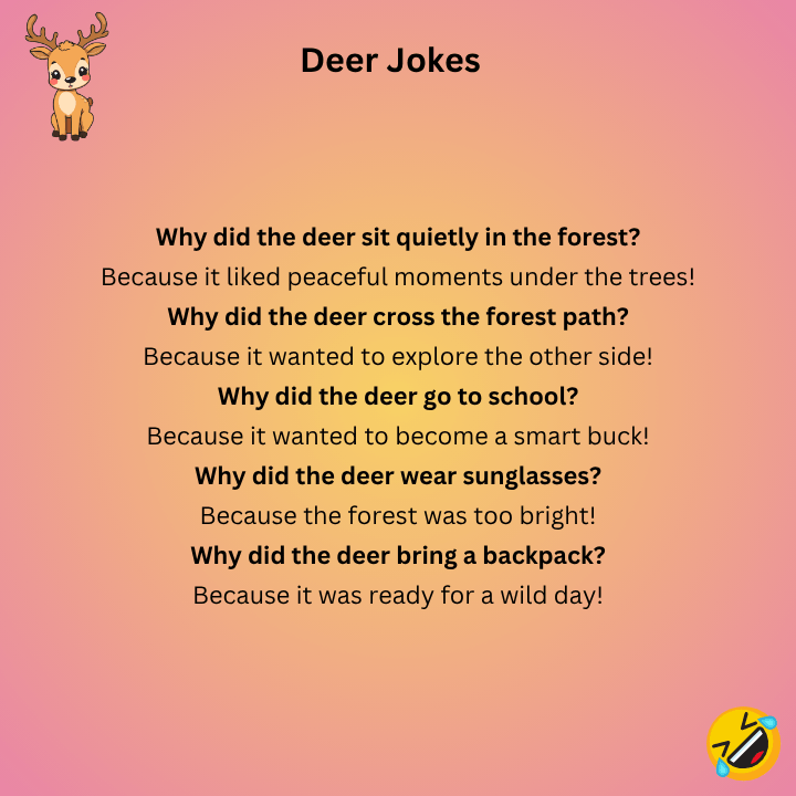 Deer Jokes One Liners