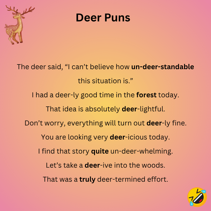 Deer Puns