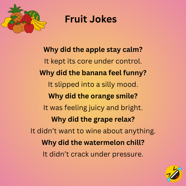 Fruit Jokes One Liners
