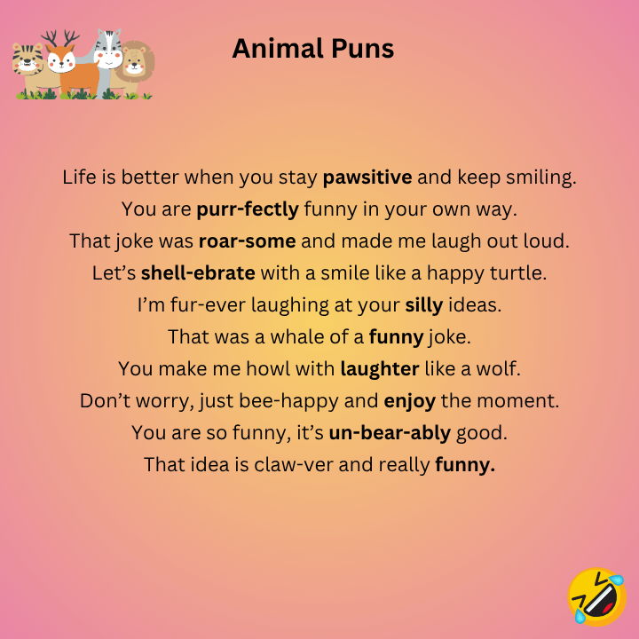 Funny Animal Puns