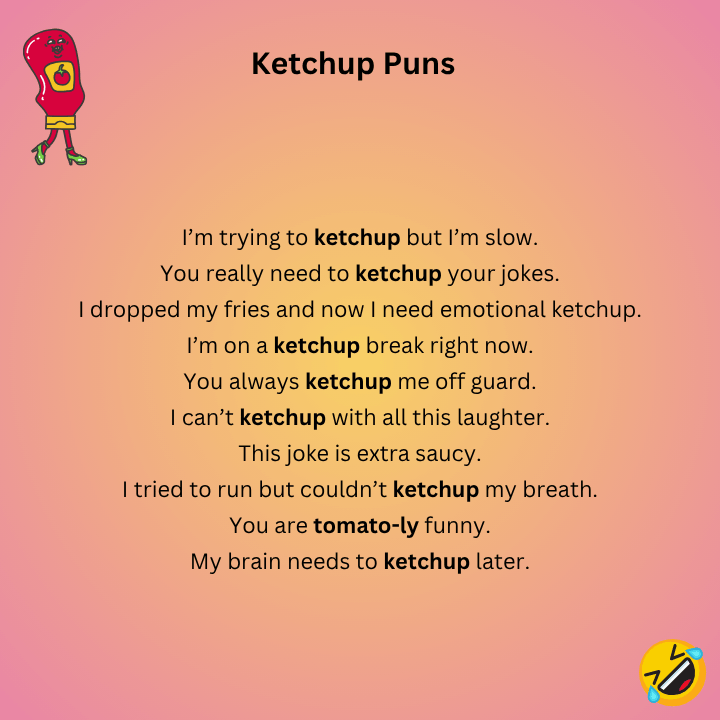 Funny Ketchup Puns