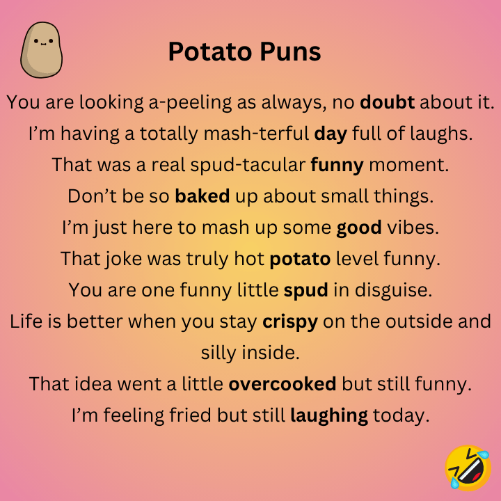 Funny Potato Puns