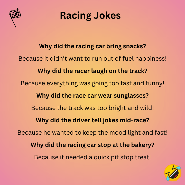 Funny Racing Jokes