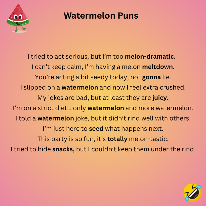 Funny Watermelon Puns