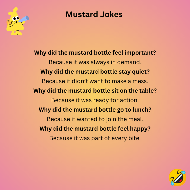 Jokes Mustard Bottle