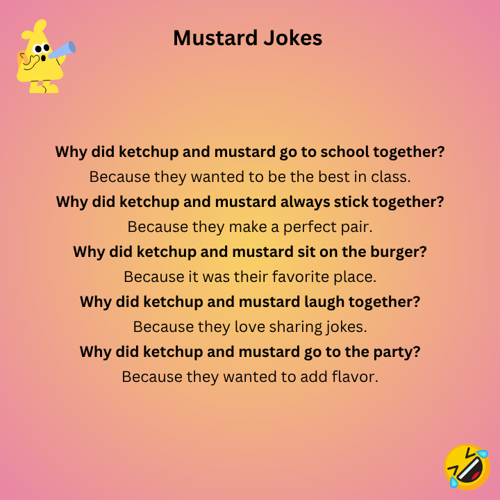 Ketchup And Mustard Jokes